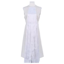 Sofie d'Hoore Vestido de algodão bege Bege