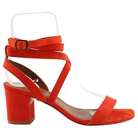 Ba&Sh Sandales rouges Rouge