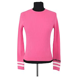 Valentino Rosa Viskose Pullover M Pink