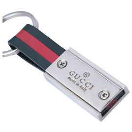 Chaveiro Gucci Verde e Vermelho em Aço Multicor Outro