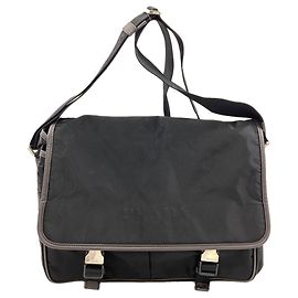 Borsa a tracolla in nylon nero Prada Nero