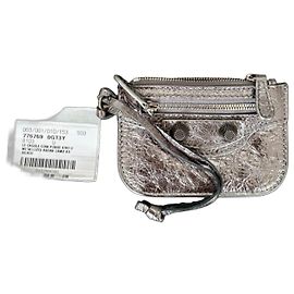 Balenciaga Le Cagole Wallet Silvery