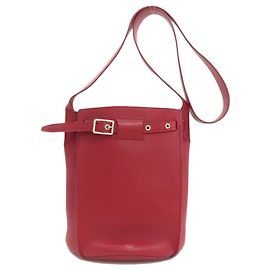 Céline Borsa a tracolla a secchiello Celine Big Bag Rosso