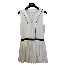 Autre Marque Varley Tenniskleid Schwarz Weiß