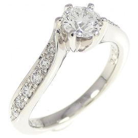 Autre Marque PT900 Platin Diamantring Silber