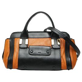 Bolsa 2way de couro ALICE da Chloé Marrom Preto
