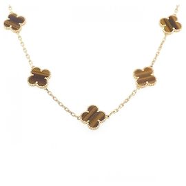 Collana Van Cleef & Arpels Vintage Alhambra Au750 D'oro