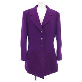 Chanel Jacket Jacket Purple