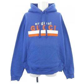 Sudadera de algodón Gucci Azul