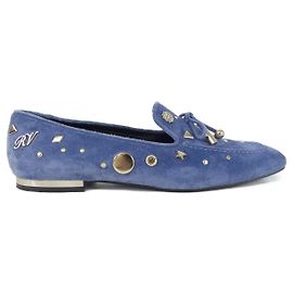 Roger Vivier Lederschuhe Blau