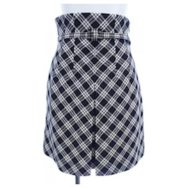 Christian Dior Check Skirt Black