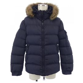 Moncler MARQUE Down Jacket Blue Navy blue