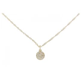 Autre Marque Collier en diamant Au750 Doré