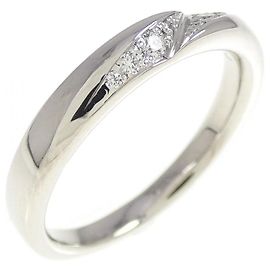 Autre Marque Vendome Ring aus Platin, Diamant und Saphir Silber