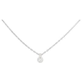 Autre Marque Collier solitaire PT850 Diamond Argenté
