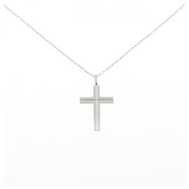 Autre Marque Collana Croce Au750 Argento
