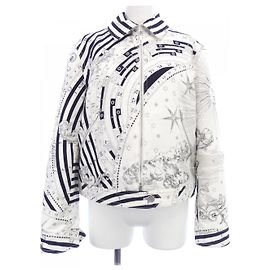 Hermès Giacca di lana Hermes Nero Bianco