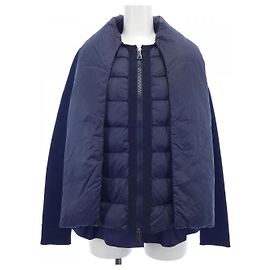 Moncler Down Jacket Blue Navy blue
