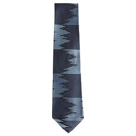 Vivienne Westwood Corbata de jacquard de seda azul Azul