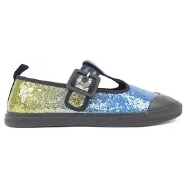Sneakers Loewe SEQUINS BABIES Blu Arancione