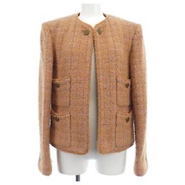 Chanel Collarless Jacket Orange