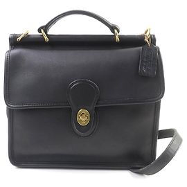 COACH 9927 Borsa a tracolla in pelle Nero