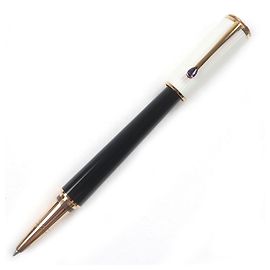 Montblanc Ingrid Berkman La Donna Ballpoint Pen Black White Golden