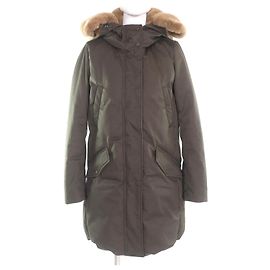 Autre Marque Parka COCOON de algodão e penugem Woolrich Verde Caqui