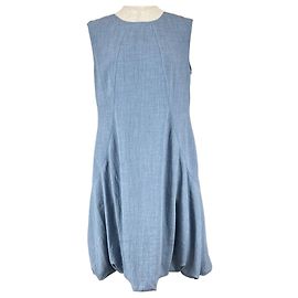 Autre Marque Robe en triacétate Rene Bleu Bleu clair