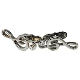 Dolce & Gabbana Gemelli Treble Clef in metallo Dolce&Gabbana Argento