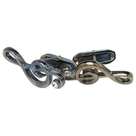 Dolce & Gabbana Gemelli Dolce&Gabbana G Clef in metallo Argento