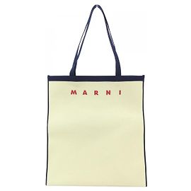 Sac Marni SHMP0072A0 Bleu Beige Bleu Marine