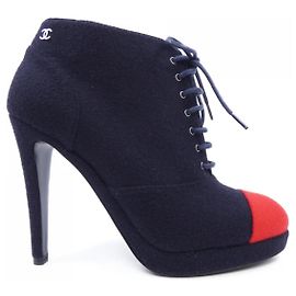 Chaussures Chanel G30404 Bleu Bleu Marine