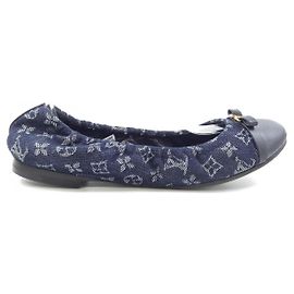 Scarpe basse Louis Vuitton Blu Blu navy