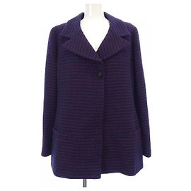 Giacca Chanel Rosa Blu Blu navy