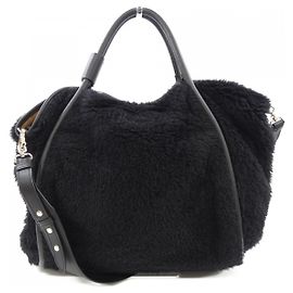 Borsa Teddy Bear Max Mara Nero