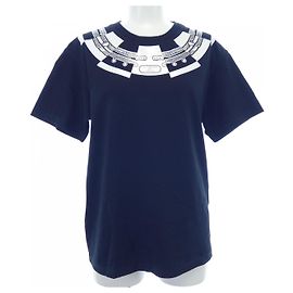 T-shirt Hermès in cotone Nero Bianco