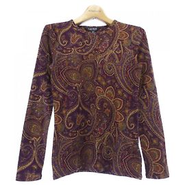 Ralph Lauren Top Red Green Purple