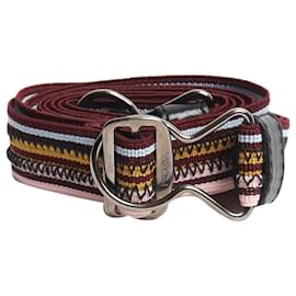 Prada Multi elasticated adjustable stripe belt Multiple colors
