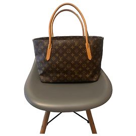 Sac cabas Louis Vuitton Monogram Canvas Neverfull MM Marron Monogramme