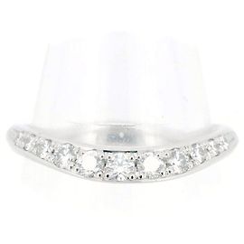 Autre Marque Proponere Tenelo Pt950 Diamond Ring Silber