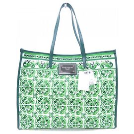 Dolce & Gabbana Sac Dolce&Gabbana Blanc Vert