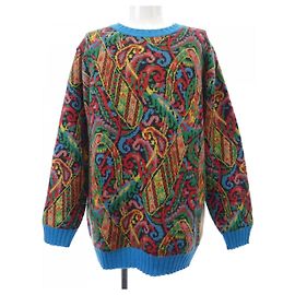 Top de punto ETRO Negro Roja Azul Verde