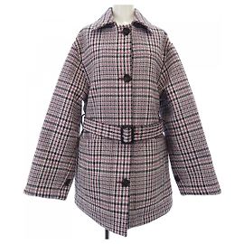 Gucci Wool Coat White Red