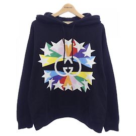 Gucci Baumwoll-Kapuzenpullover Schwarz