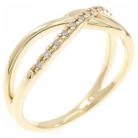 Autre Marque 4℃ Au750 Diamond Ring Golden
