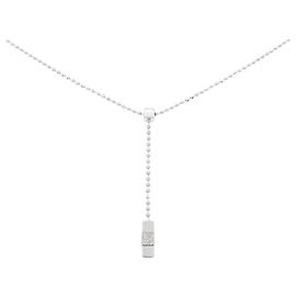 Autre Marque Au750 Weißgold-Halskette Silber