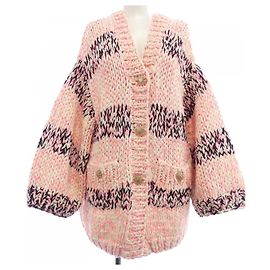 Chanel Cardigan Schwarz Pink Weiß