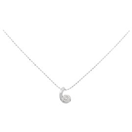 Autre Marque Au750 Diamant-Halskette Silber