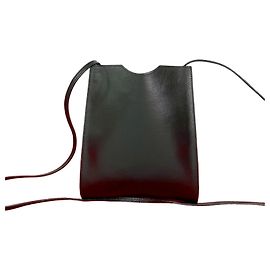 Hermès Bolso de hombro de cuero Hermes Omenito Negro